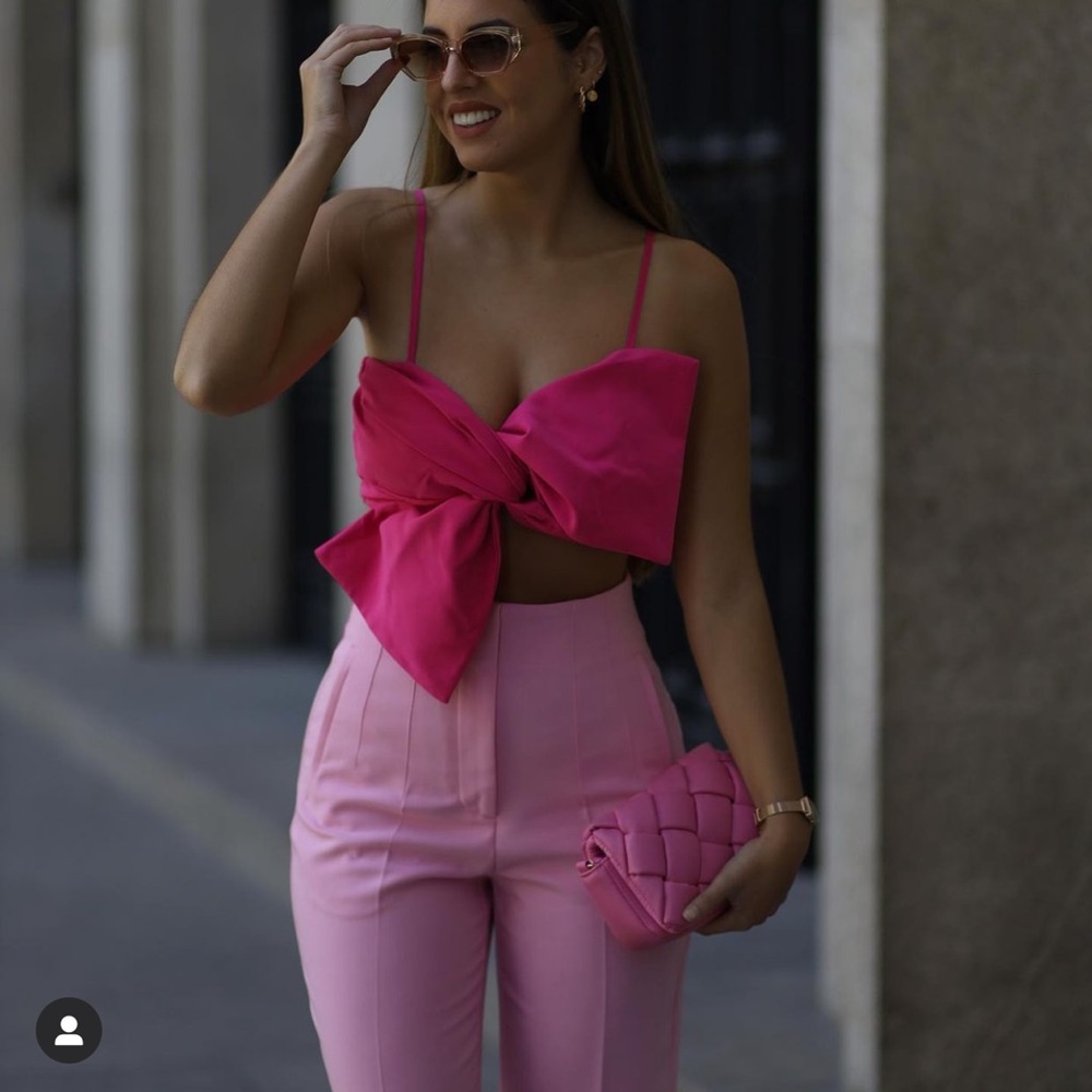 ZARA Bow Crop Top
